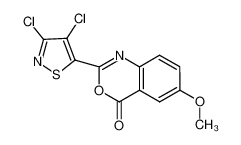 2-(3,4-dichloroisothiazol-5-yl)-6-methoxy-4H-benzo[d][1,3]oxazin-4-one CAS:698390-99-7 manufacturer & supplier