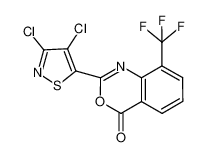 2-(3,4-dichloroisothiazol-5-yl)-8-(trifluoromethyl)-4H-benzo[d][1,3]oxazin-4-one CAS:698391-10-5 manufacturer & supplier