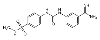 3-(3-(4-(N-methylsulfamoyl)phenyl)ureido)benzimidamide CAS:698391-63-8 manufacturer & supplier