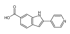 1H-Indole-6-carboxylic acid, 2-(4-pyridinyl)- CAS:698392-56-2 manufacturer & supplier