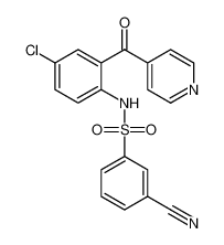 N-(4-chloro-2-isonicotinoylphenyl)-3-cyanobenzenesulfonamide CAS:698394-81-9 manufacturer & supplier