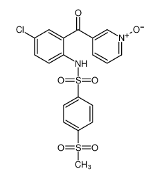 3-(5-chloro-2-((4-(methylsulfonyl)phenyl)sulfonamido)benzoyl)pyridine 1-oxide CAS:698395-18-5 manufacturer & supplier