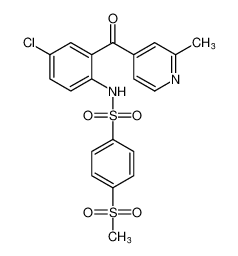 N-(4-chloro-2-(2-methylisonicotinoyl)phenyl)-4-(methylsulfonyl)benzenesulfonamide CAS:698395-24-3 manufacturer & supplier