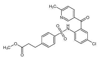 methyl 3-(4-(N-(4-chloro-2-(6-methylnicotinoyl)phenyl)sulfamoyl)phenyl)propanoate CAS:698395-48-1 manufacturer & supplier