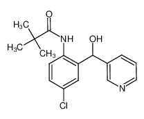 N-[4-chloro-2-(hydroxy-pyridine-3-yl-methyl)-phenyl]-2,2-dimethyl-propionamide CAS:698395-58-3 manufacturer & supplier