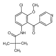 N-(4-chloro-2-isonicotinoyl-3-methoxyphenyl)pivalamide CAS:698395-68-5 manufacturer & supplier