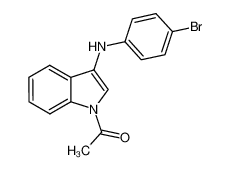 1-(3-((4-bromophenyl)amino)-1H-indol-1-yl)ethan-1-one CAS:698397-47-6 manufacturer & supplier