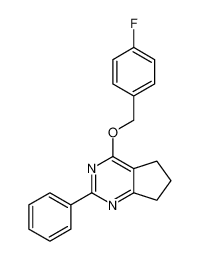 4-((4-fluorobenzyl)oxy)-2-phenyl-6,7-dihydro-5H-cyclopenta[d]pyrimidine CAS:698398-40-2 manufacturer & supplier