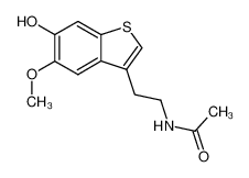 3-(2-acetylamino-ethyl)-5-methoxy-benzo[b]thiophen-6-ol CAS:69845-33-6 manufacturer & supplier