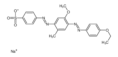 sodium,4-[[4-[(4-ethoxyphenyl)diazenyl]-5-methoxy-2-methylphenyl]diazenyl]benzenesulfonate CAS:69847-50-3 manufacturer & supplier