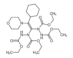 ethyl N-[2-cyclohexyl-1-[ethoxycarbonyl-(ethoxycarbonylamino)amino]-2-morpholin-4-ylethenyl]-N-(ethoxycarbonylamino)carbamate CAS:69857-73-4 manufacturer & supplier