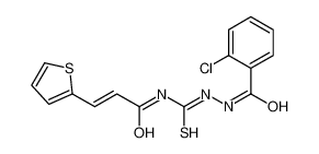 N-[[(2-chlorobenzoyl)amino]carbamothioyl]-3-thiophen-2-ylprop-2-enamide CAS:6986-45-4 manufacturer & supplier