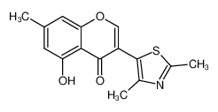 3-(2,4-dimethyl-thiazol-5-yl)-5-hydroxy-7-methyl-chromen-4-one CAS:69872-45-3 manufacturer & supplier