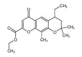 ethyl 6,7-dihydro-6-ethyl-8,8,10-trimethyl-8H-pyrano [3,2-g] chromone-2-carboxylate CAS:69873-46-7 manufacturer & supplier