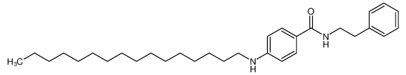 Benzamide, 4-(hexadecylamino)-N-(2-phenylethyl)- CAS:69876-63-7 manufacturer & supplier