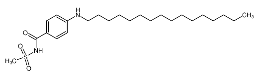 p-Hexadecylamino-N-(methylsulfonyl)benzamide CAS:69876-72-8 manufacturer & supplier