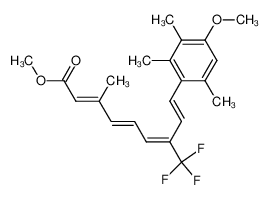 (2E,4E,6E,8E)-9-(4-Methoxy-2,3,6-trimethyl-phenyl)-3-methyl-7-trifluoromethyl-nona-2,4,6,8-tetraenoic acid methyl ester CAS:69877-40-3 manufacturer & supplier