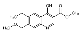 methyl 6-ethyl-4-hydroxy-7-(methoxymethyl)quinoline-3-carboxylate CAS:69886-09-5 manufacturer & supplier