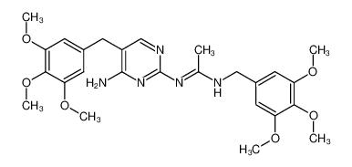 N-[4-amino-5-(3,4,5-trimethoxy-benzyl)-pyrimidin-2-yl]-N'-(3,4,5-trimethoxy-benzyl)-acetamidine CAS:69886-70-0 manufacturer & supplier