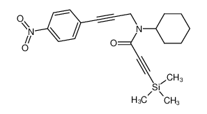 N-cyclohexyl-N-[3-(4-nitrophenyl)-2-propynyl]-3-trimethylsilyl-2-propynamide CAS:698973-54-5 manufacturer & supplier