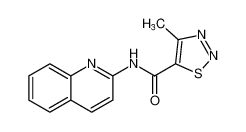 1,2,3-Thiadiazole-5-carboxamide, 4-methyl-N-2-quinolinyl- CAS:698975-00-7 manufacturer & supplier