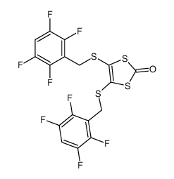 1,3-Dithiol-2-one, 4,5-bis[[(2,3,5,6-tetrafluorophenyl)methyl]thio]- CAS:698975-19-8 manufacturer & supplier