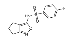 N-(5,6-dihydro-4H-cyclopenta[c]isoxazol-3-yl)-4-fluorobenzenesulfonamide CAS:698976-91-9 manufacturer & supplier