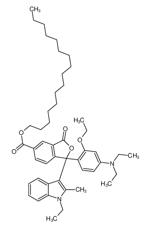 hexadecyl 1-[4-(diethylamino)-2-ethoxyphenyl]-1-(1-ethyl-2-methylindol-3-yl)-3-oxo-2-benzofuran-5-carboxylate CAS:69898-62-0 manufacturer & supplier