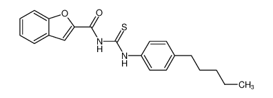 2-Benzofurancarboxamide, N-[[(4-pentylphenyl)amino]thioxomethyl]- CAS:698981-50-9 manufacturer & supplier