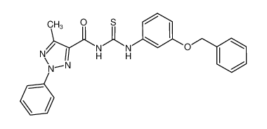 1-(5-methyl-2-phenyl-2H-1,2,3-triazol-4-yl-carbonyl)-3-(3-(benzyloxy)-phenyl)thiourea CAS:698987-23-4 manufacturer & supplier