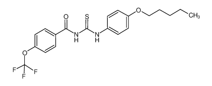 1-(4-trifluoromethoxyphenyl-carbonyl)-3-(4-pentoxy-phenyl)thiourea CAS:698989-07-0 manufacturer & supplier