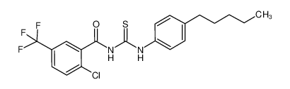 1-(2-chloro-5-trifluoromethoxy-phenyl-carbonyl)-3-(4-pentyl-phenyl)thiourea CAS:698990-30-6 manufacturer & supplier