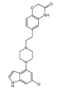 6-(2-(4-(6-chloro-1H-indol-4-yl)piperazin-1-yl)ethyl)-2H-benzo[b][1,4]oxazin-3(4H)-one CAS:698991-40-1 manufacturer & supplier