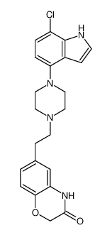 6-(2-(4-(7-chloro-1H-indol-4-yl)piperazin-1-yl)ethyl)-2H-benzo[b][1,4]oxazin-3(4H)-one CAS:698991-50-3 manufacturer & supplier