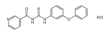 N-((3-phenoxyphenyl)carbamothioyl)nicotinamide hydrochloride CAS:698991-83-2 manufacturer & supplier