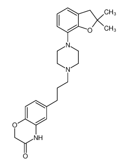 6-(3-(4-(2,2-dimethyl-2,3-dihydrobenzofuran-7-yl)piperazin-1-yl)propyl)-2H-benzo[b][1,4]oxazin-3(4H)-one CAS:698991-92-3 manufacturer & supplier