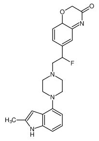 6-(1-fluoro-2-(4-(2-methyl-1H-indol-4-yl)piperazin-1-yl)ethyl)-2H-benzo[b][1,4]oxazin-3(8aH)-one CAS:698992-91-5 manufacturer & supplier