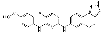 5-bromo-N2-(4,5-dihydro-2H-benzo[g]indazol-7-yl)-N4-(4-methoxyphenyl)pyrimidine-2,4-diamine CAS:698997-33-0 manufacturer & supplier