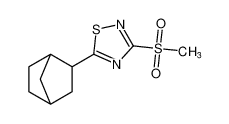 1,2,4-Thiadiazole, 5-bicyclo[2.2.1]hept-2-yl-3-(methylsulfonyl)- CAS:699003-79-7 manufacturer & supplier