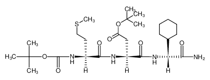 (S)-3-((S)-2-tert-Butoxycarbonylamino-4-methylsulfanyl-butyrylamino)-N-((R)-carbamoyl-cyclohexyl-methyl)-succinamic acid tert-butyl ester CAS:69901-91-3 manufacturer & supplier