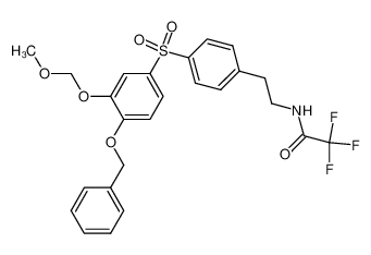 N-[2-[4-[[4-(benzyloxy)-3-(methoxymethoxy)phenyl]sulfonyl]phenyl]ethyl]-2,2,2-trifluoroacetamide CAS:699013-11-1 manufacturer & supplier