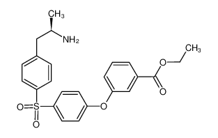 ethyl (R)-3-[4-[[4-(2-aminopropyl)phenyl]sulfonyl]-phenoxy]benzoate CAS:699013-37-1 manufacturer & supplier