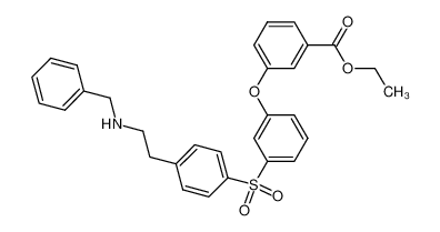 ethyl 3-[3-[[4-[2-(benzylamino)ethyl]phenyl]-sulfonyl]phenoxy]benzoate CAS:699013-76-8 manufacturer & supplier