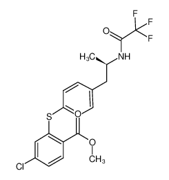 methyl 4-chloro-2-[[4-[(2R)-2-[(trifluoroacetyl)amino]propyl]phenyl]-thio]benzoate CAS:699016-03-0 manufacturer & supplier