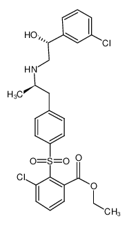 ethyl 3-chloro-2-[[4-[(2R)-2-[[(2R)-2-(3-chlorophenyl)-2-hydroxyethyl]amino]propyl]phenyl]sulfonyl]benzoate CAS:699017-16-8 manufacturer & supplier