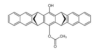 rel-(6R,8S,15R,17S)-16-hydroxy-6,8,15,17-tetrahydro-6,17:8,15-dimethanoheptacen-7-yl acetate CAS:699018-55-8 manufacturer & supplier