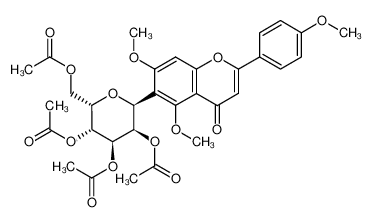 5,7,4'-Tri-O-methyl-isovitexin-tetraacetat CAS:6991-11-3 manufacturer & supplier