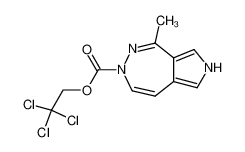 1-methyl-7H-pyrrolo[3,4-d][1,2]diazepine-3-carboxylic acid 2,2,2-trichloro-ethyl ester CAS:69915-06-6 manufacturer & supplier