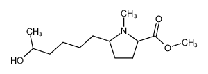 5-(5-hydroxy-hexyl)-1-methyl-pyrrolidine-2-carboxylic acid methyl ester CAS:69918-02-1 manufacturer & supplier