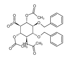 Acetic acid (1S,2R,3S,4S,5R,6S)-3-acetoxy-4-acetylamino-5,6-bis-benzyloxy-2-nitro-cyclohexyl ester CAS:69940-09-6 manufacturer & supplier